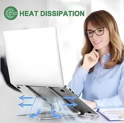 Elevate Your Work & Comfort with the Barato Cart Adjustable Laptop Stand!
