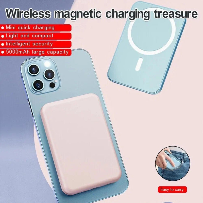 Wireless Magnetic Power Bank – Barato Cart’s Ultra-Thin MagSafe Fast Charger!