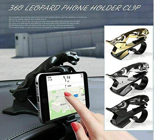 Jaguar-Style HUD Car Mobile Holder – Barato Cart’s Sleek & Sturdy Dashboard Mount!